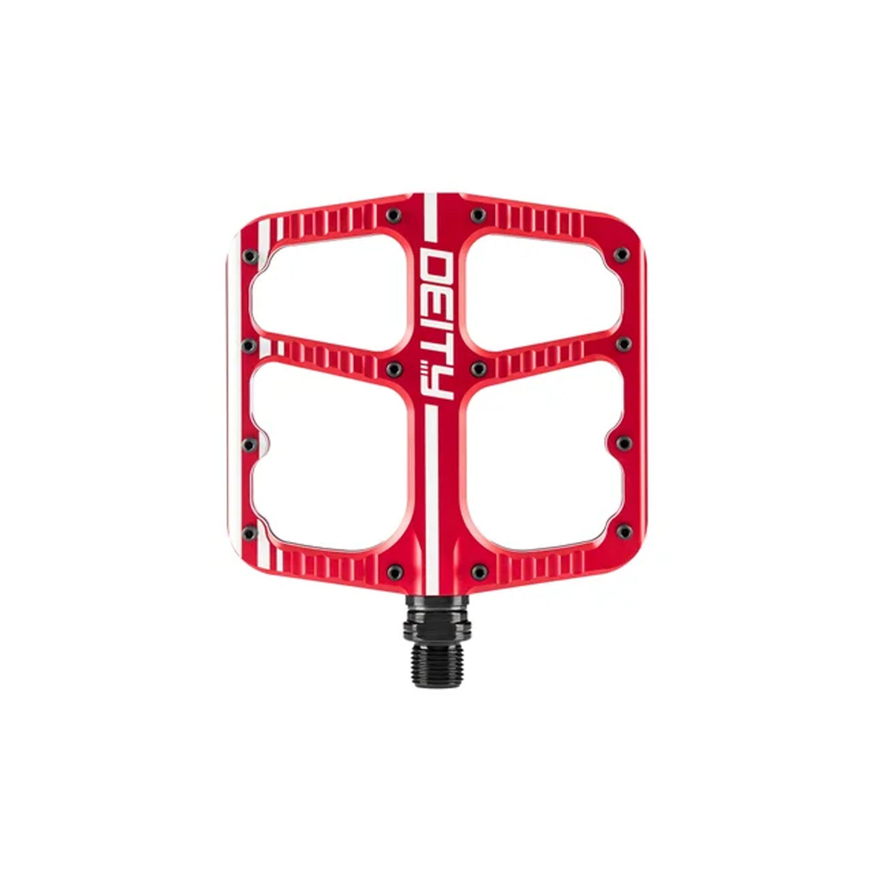 deity flat pedals Deity Flat Trak Pedals (Red)