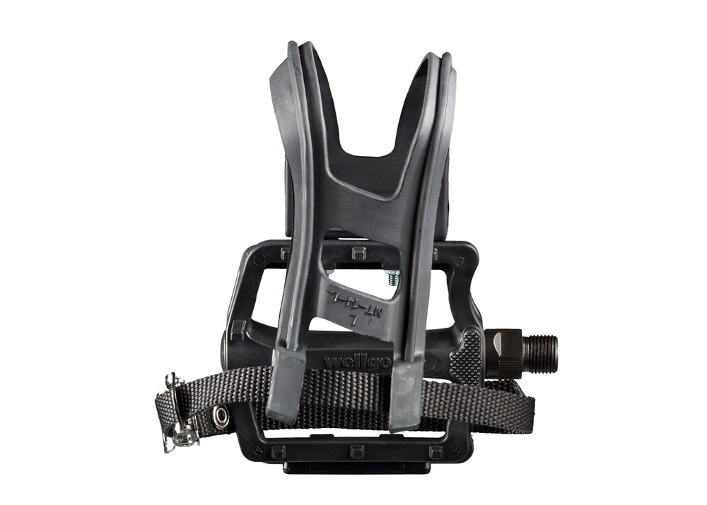 wellgo pedalen Wellgo B197T Resin Large Platform Pedal Set with Clip & Strap