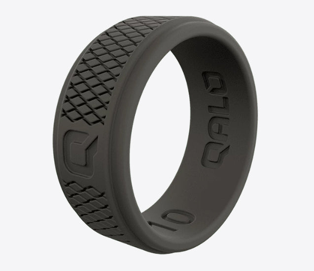 Men's Crosshatch Q2X Silicone Ring