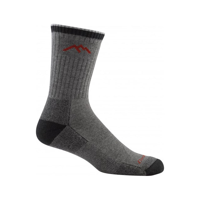 Darn Tough Hiker Coolmax Micro Crew Midweight With Cushion Gray/Black