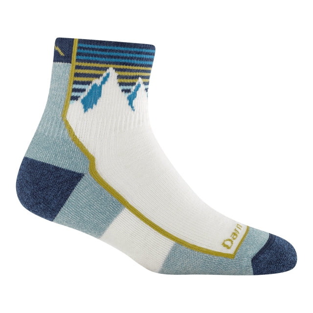 Marmot Hiker Quarter Midweight Cushion Hiking Socks Darn Tough Mountain White