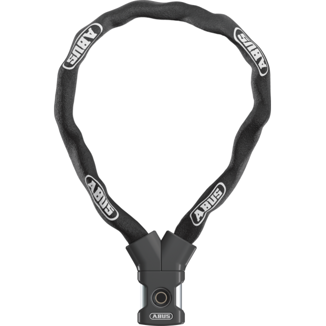 Abus Chain Lock-yardo Fingerprint 7807f/110 -7mm Round Bk (3.7')