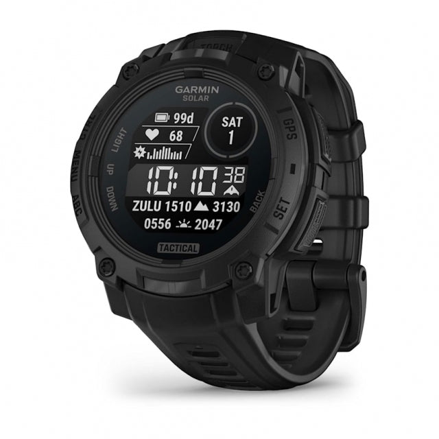 Garmin Instinct 3, 45mm Solar, Black/Black