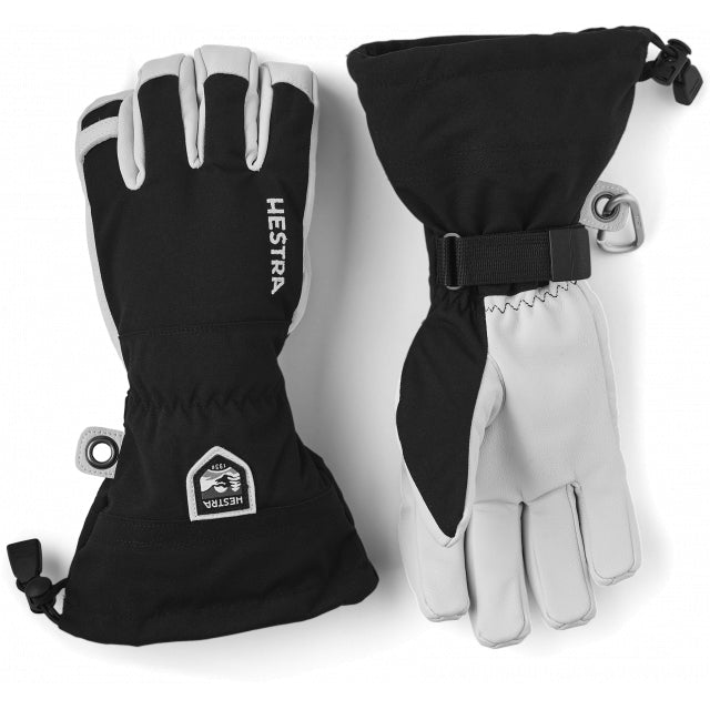 Hestra Army Leather Heli Ski - 5 Finger Black