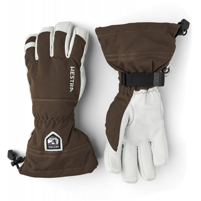 Hestra Army Leather Heli Ski - 5 Finger Espresso
