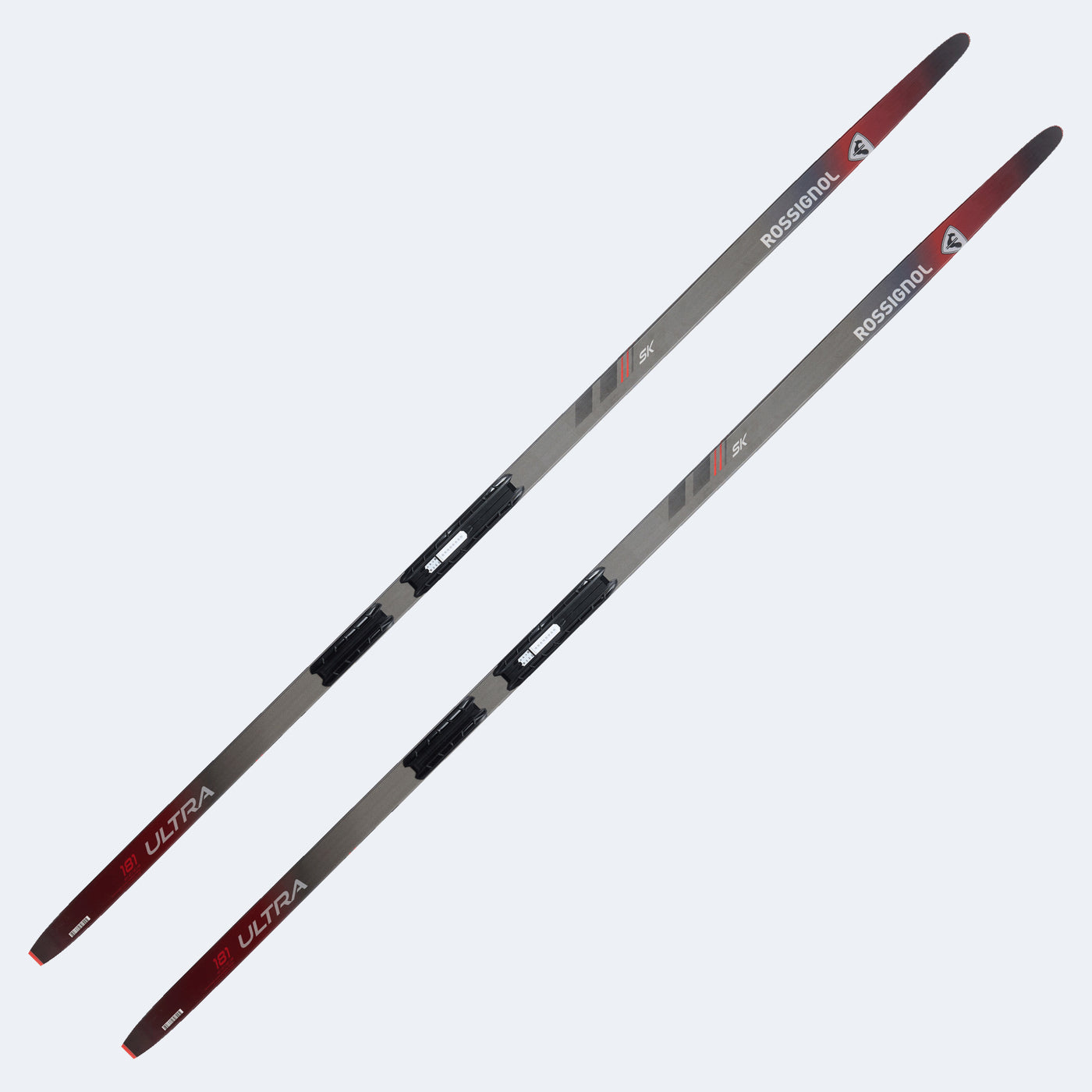 Rossignol Ultra Skate Skis with TURNAMIC Bindings Red/Grey/Black