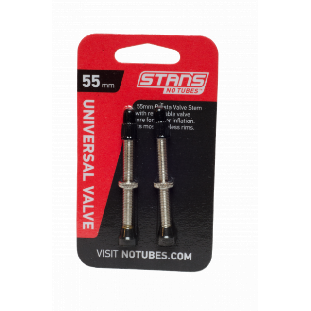 Stan's Notubes Valve Stem Pair, Universal, Presta, 55mm