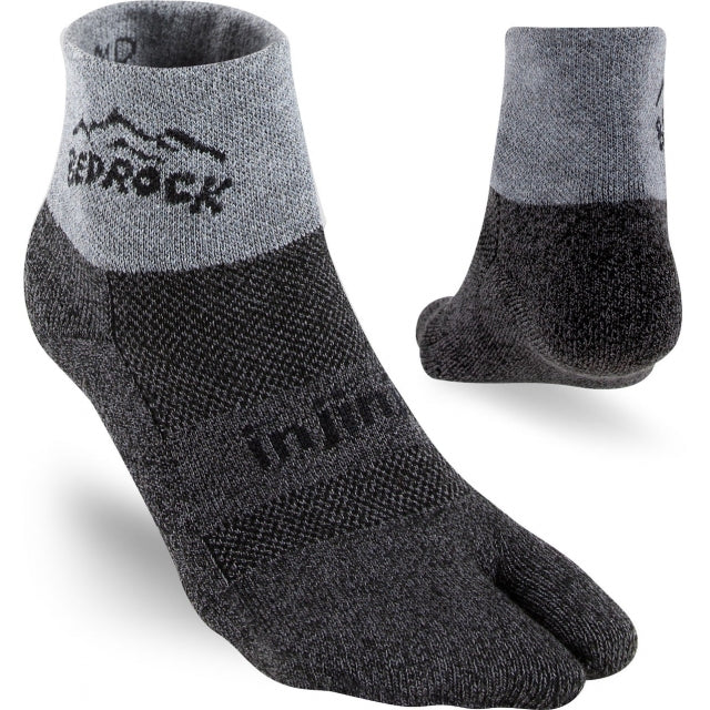 Bedrock Sandals Performance Split Toe Mini Crew Granite