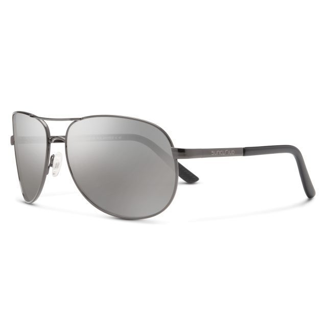 Suncloud Optics Aviator Gunmetal | Polar Silver Mirror