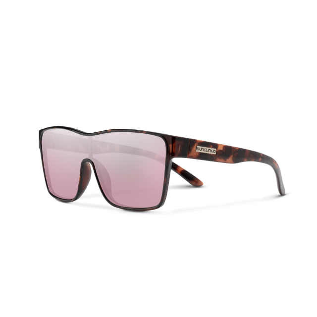 Suncloud Optics Biff Tortoise | Polarized Pink Gold Mirror