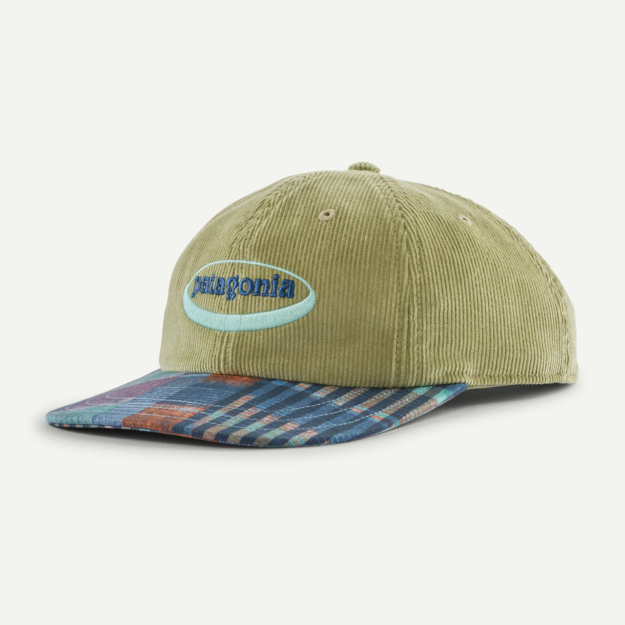 Patagonia Corduroy Cap Corduroy Cap 95 Oval Logo: Gumtree Green All