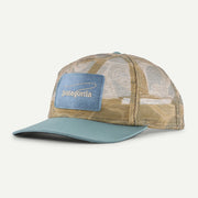 Patagonia Breezefarer Cap Casting Logo: Coastal Edge Natural