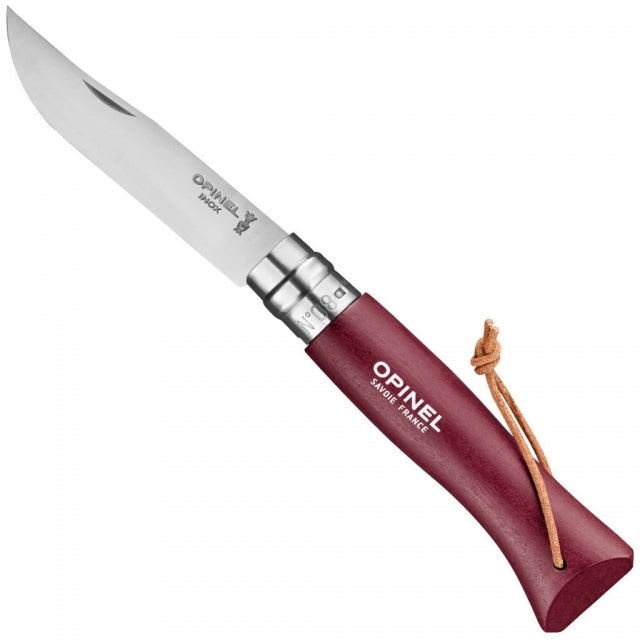 Opinel No.08 Colorama - Burgundy