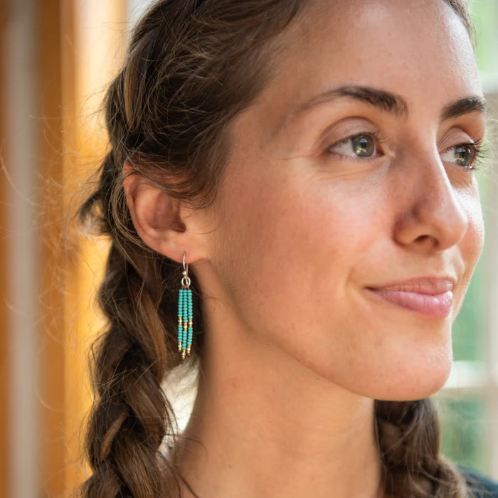 Bronwen Oasis Earrings - Thistle