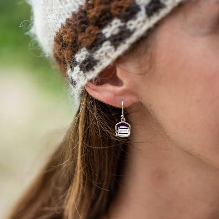 Bronwen Chairlift Earrings Silver