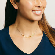 Bronwen Cascade Necklace - Gold / 16