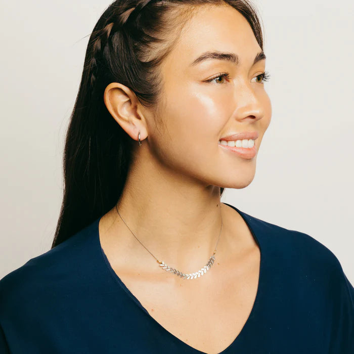 Bronwen Cascade Necklace - Gold / 16