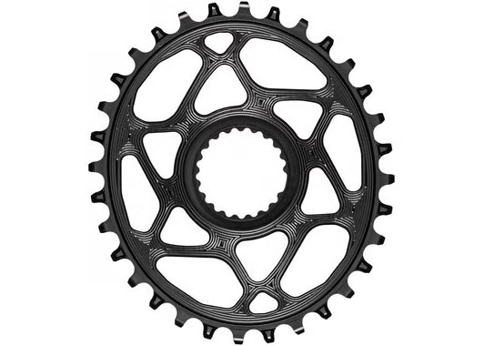 Absolute Black Shimano Direct Mount Oval Chainring - Idaho Mountain Touring