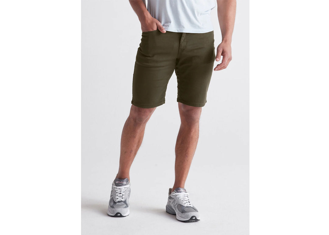 Duer Men's No Sweat Short Relaxed Army Green