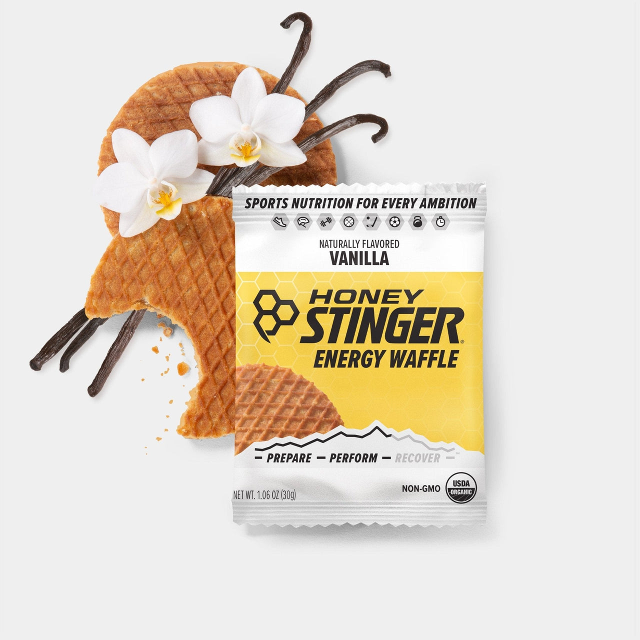 Honey Stinger Organic Waffle - single Organic Vanilla