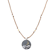Bronwen Landscape Necklace Moon / Taupe