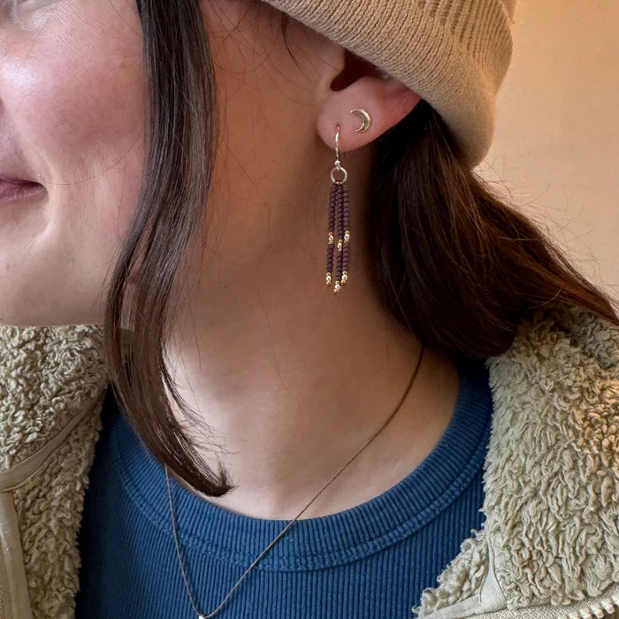 Bronwen Oasis Earrings - Thistle