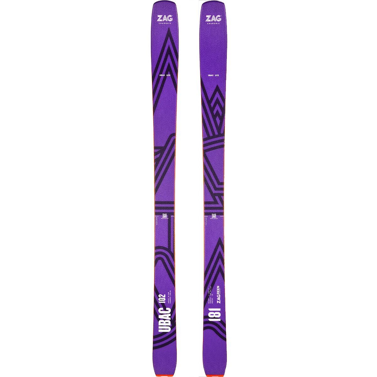 Zag Skis Ubac 102 Ski One Color
