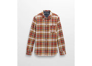 Prana Golden Canyon flannel in Rust color