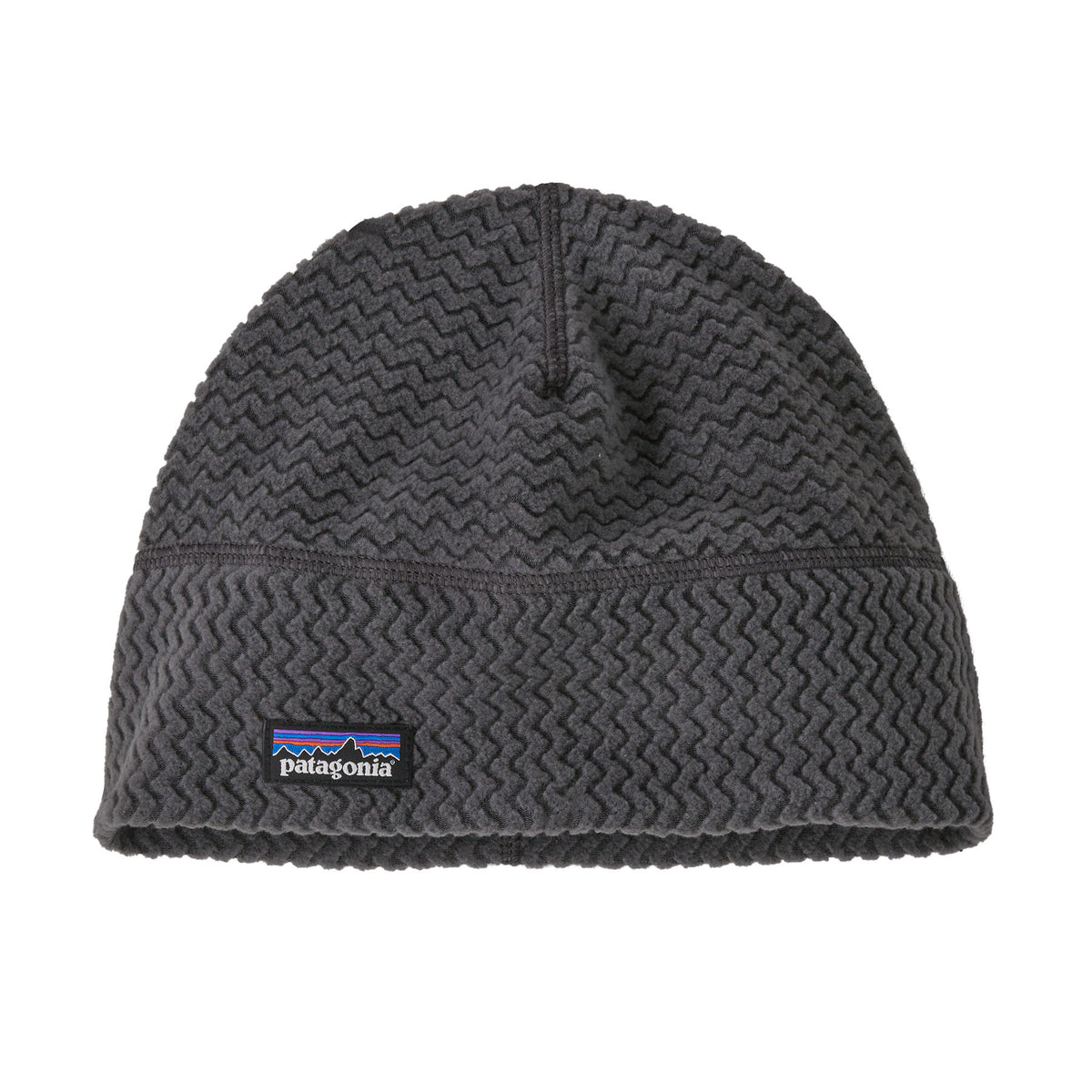 Patagonia Gray Ribbed Knit Visor Beanie Patagonia Fisherman main image 4