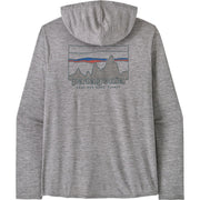 Patagonia Mens Capilene® Cool Daily Graphic Hoody Feather Grey