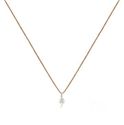 Bronwen Tiny Charm Necklace Mushroom / Black