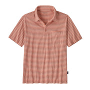 Patagonia Mens Cotton in Conversion Lightweight Polo Shirt Moment Pink