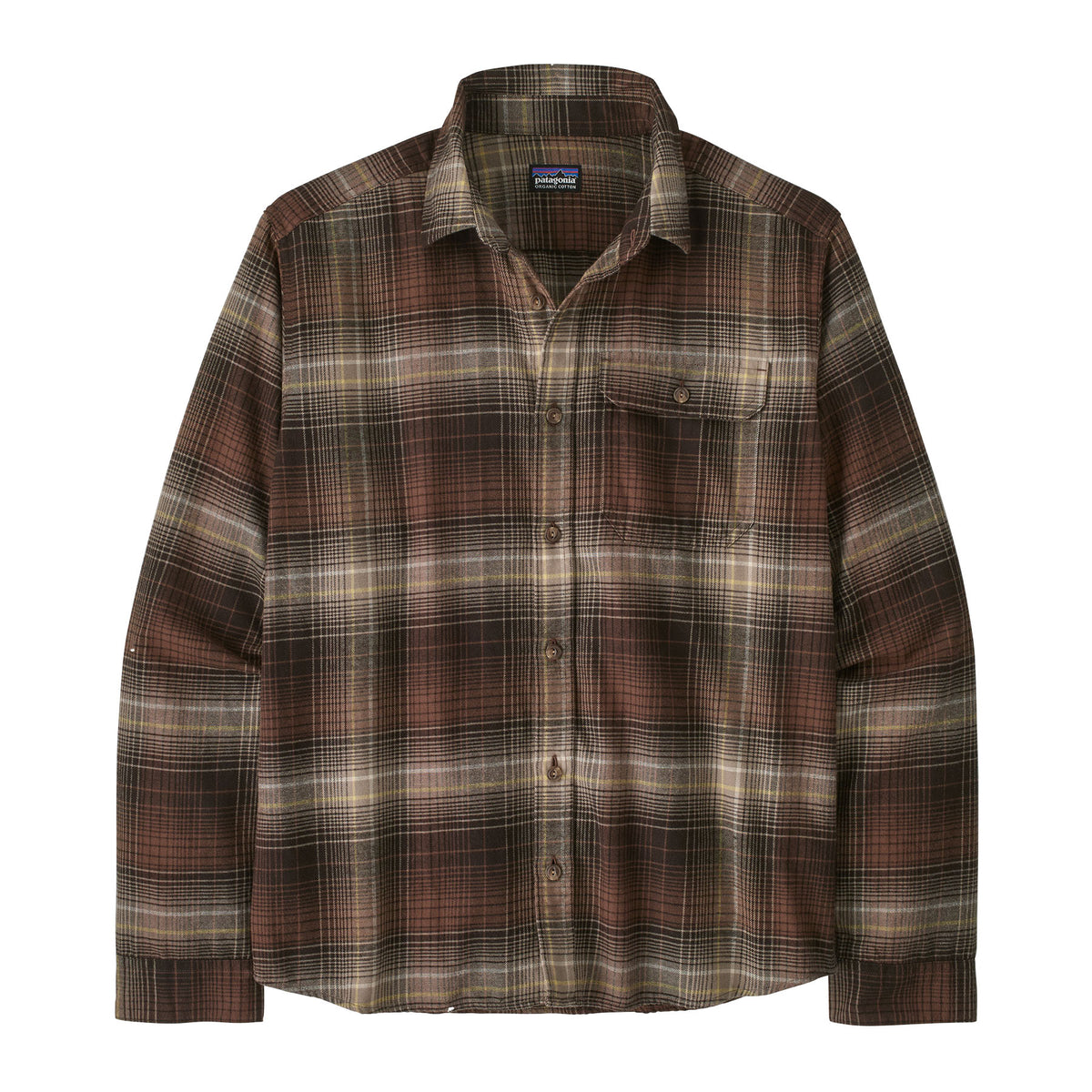 Men's Long-Sleeved Lightweight Fjord Flannel Shirt