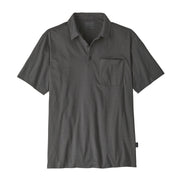Patagonia Mens Cotton in Conversion Lightweight Polo Shirt Fathom Stripe: Forge Grey