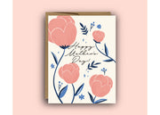 Pink and Blue Floral Mother's Day Card - Idaho Mountain Touring