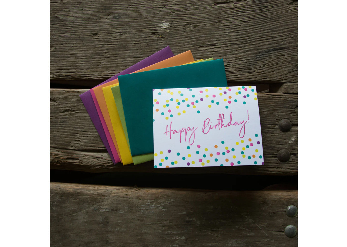 Happy Birthday Confetti Card - Idaho Mountain Touring