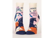 Women's Where My Girls At? Ankle Socks - Idaho Mountain Touring