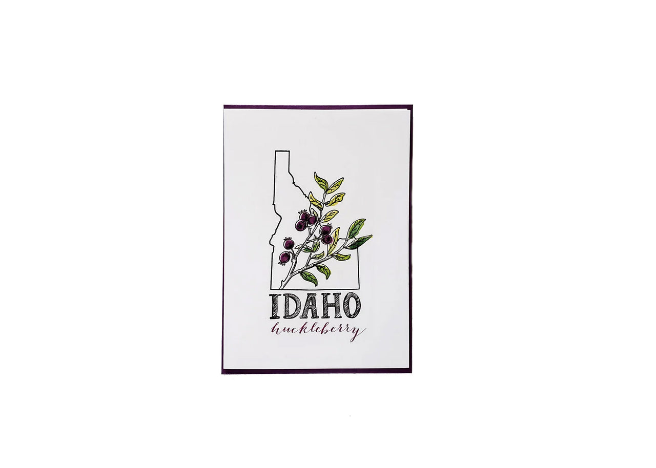 Idaho Huckleberry Card - Idaho Mountain Touring