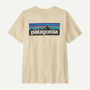 Patagonia P 6 Logo T Shirt Undyed Natural