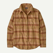 Patagonia Womens Fjord Flannel Shirt nest brown