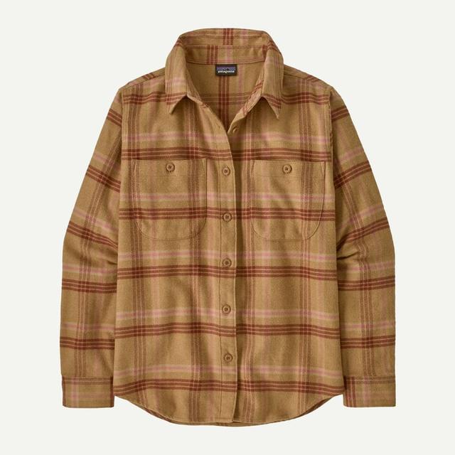 Patagonia Womens Fjord Flannel Shirt nest brown