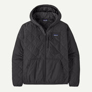 Patagonia Diamond Quilted Bomber Hoody Black