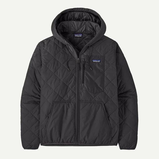 Patagonia Diamond Quilted Bomber Hoody Black