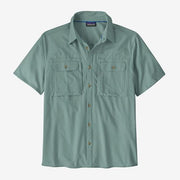 Patagonia Short-sleeved Self-guided Sun Shirt Blue Sage