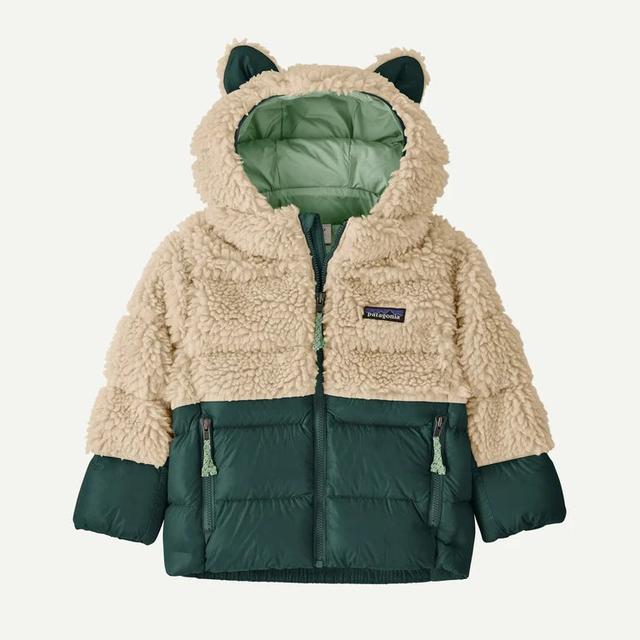 Patagonia Baby Hi-loft Furry Friends Jacket Cascade Green