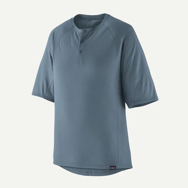 Patagonia Cap Cool Trail Bike Henley Utility Blue
