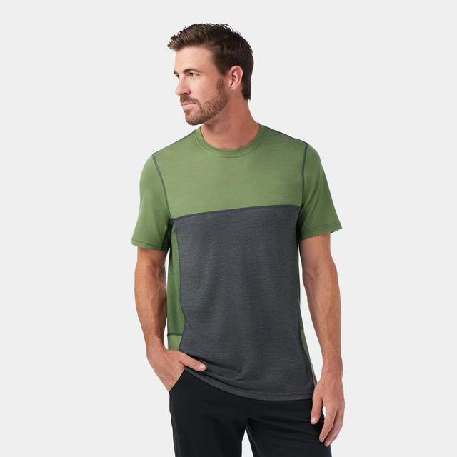 Smartwool Mountain Bike Short Sleeve Jersey T-shirt Charcoal/Fern Green