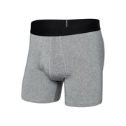 Saxx Droptemp Cooling Cotton Boxer Briefs Dark Grey Heather