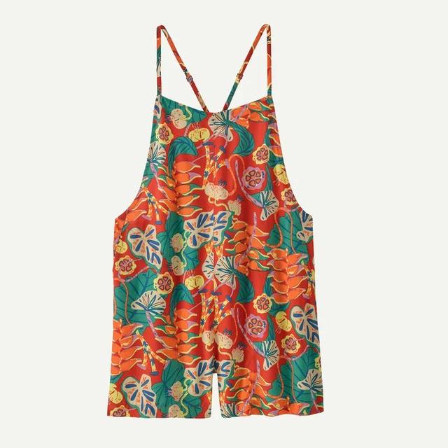 Patagonia Tidal Threads Romper Hot Ember