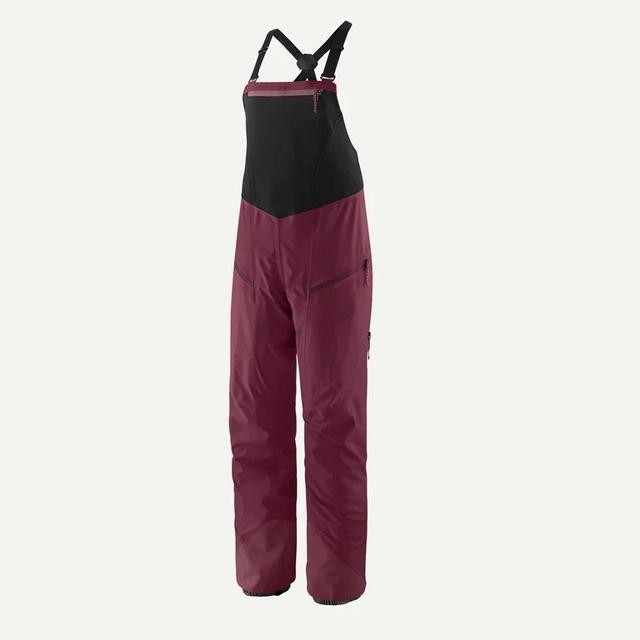 Patagonia Snowdrifter Bibs - Ski & Snowboard Pants/bibs - Sleet Green - 30081 - Xl Berry Fig